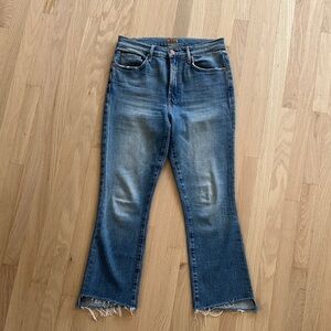 MOTHER The Insider Crop Step Fray